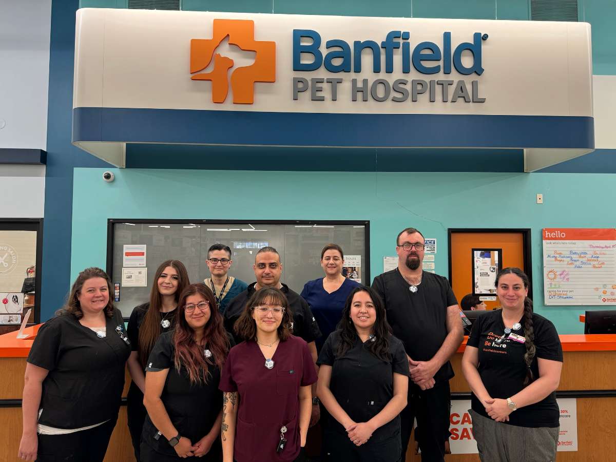 The staff at the Banfield Old Town Scottsdale hospital location
