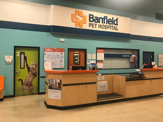 The Banfield - Baton Rouge hospital lobby