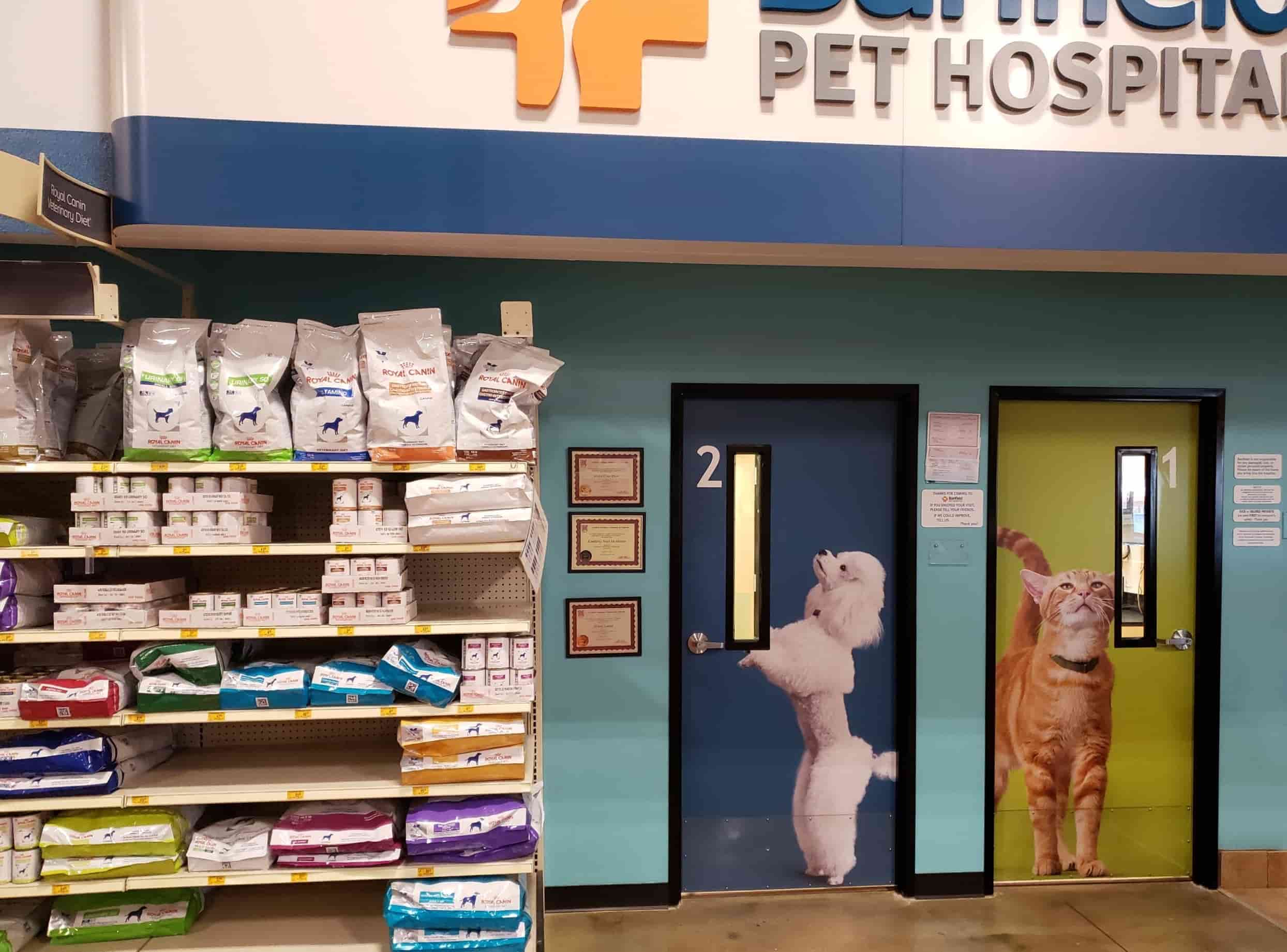 Entrance to the exam rooms