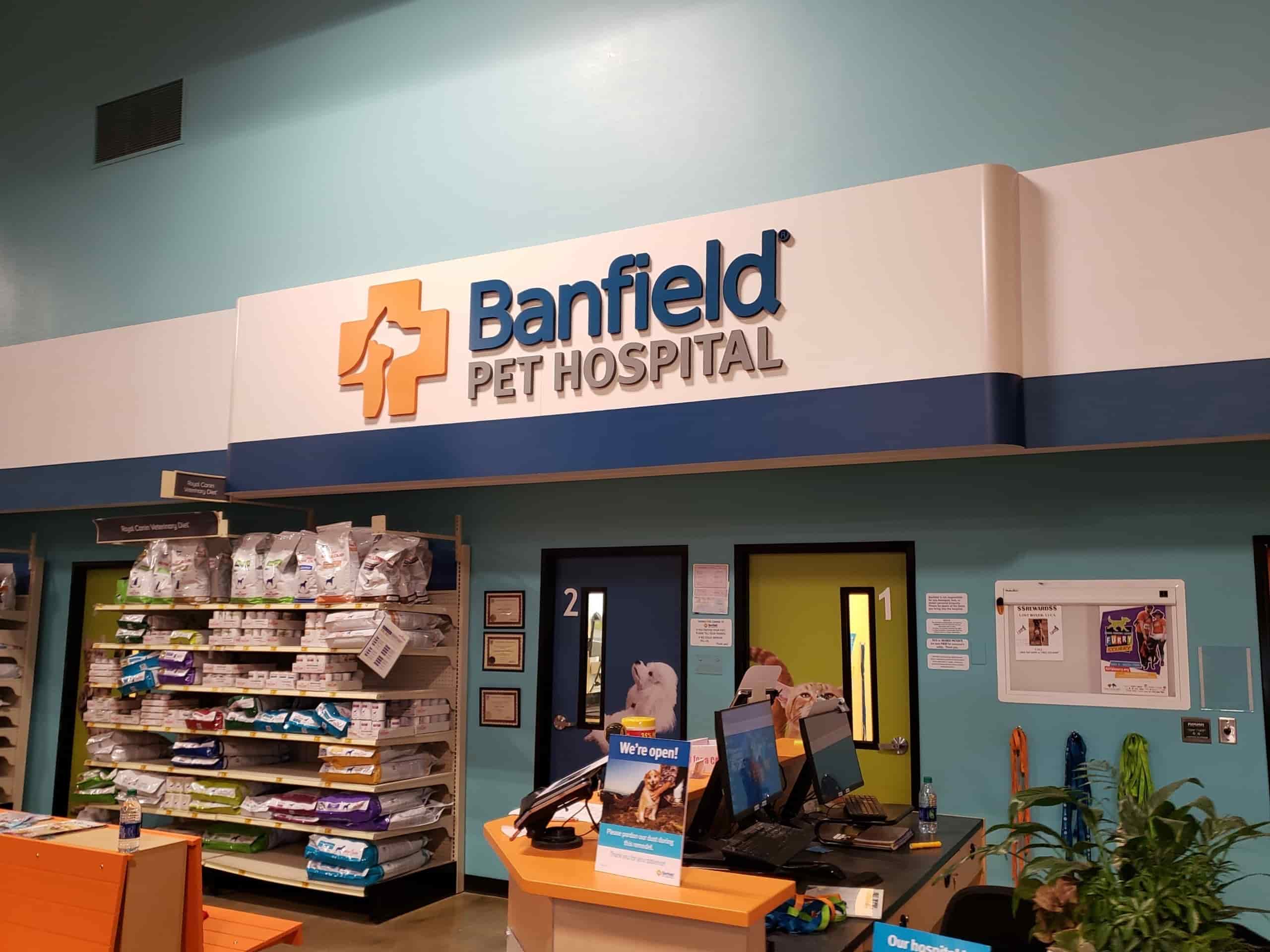 Aurora S front desk and exam room doors